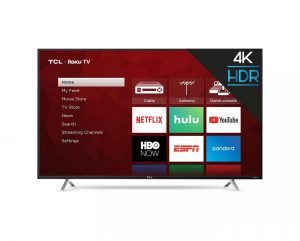 TCL 55 Roku 4K UHD HDR Smart TV